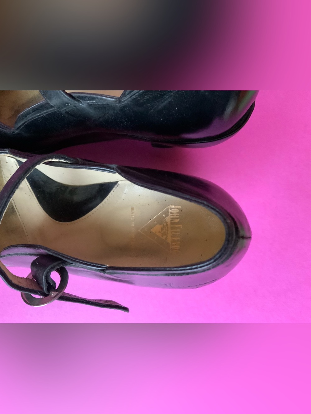 Vintage John Fluevog Black Mary Jane Heels - Picture 6 of 8